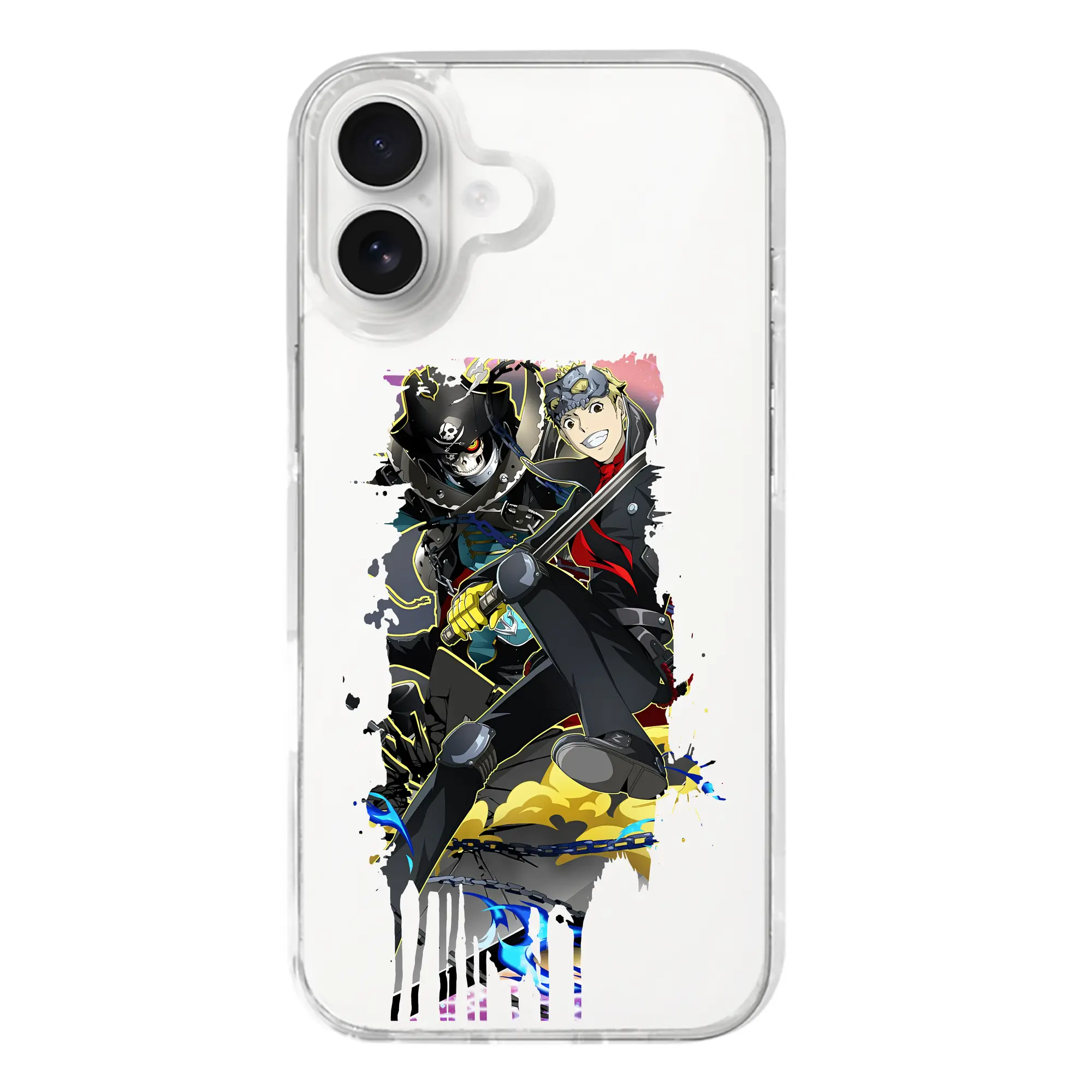 ペルソナ グッズ,坂本竜司 - iPhone 17シリーズ 透明スマホケース – 薄型・耐衝撃・精密フィット保護カバー